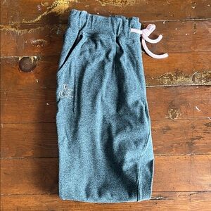 AMPERSAND AVE Charcoal Joggers with Blush Details